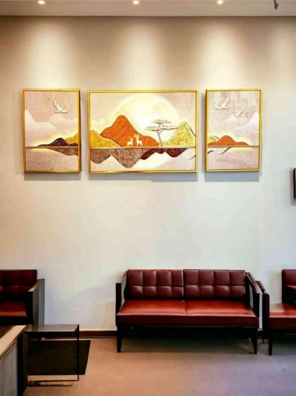 Aluminium Crystal Frame Painting - Style 8